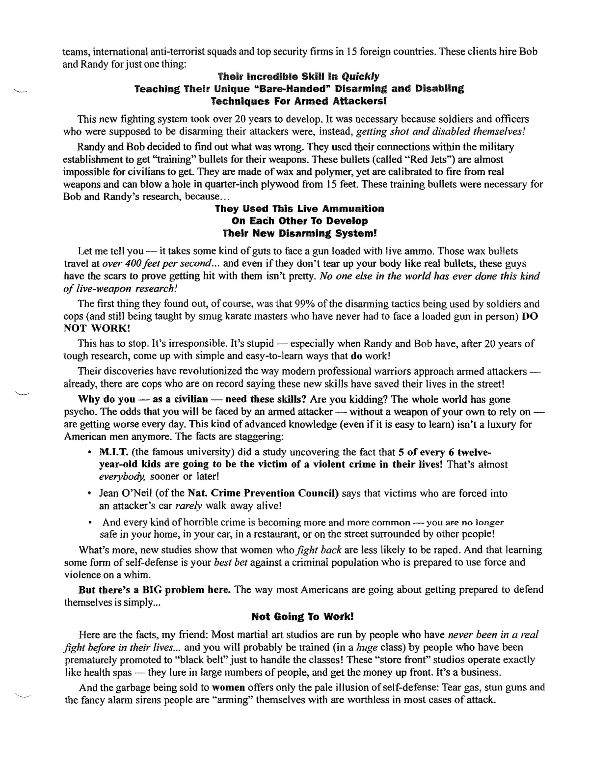World Famous Street-Fighter Will Give You A FREE GUN — original scan, page 77