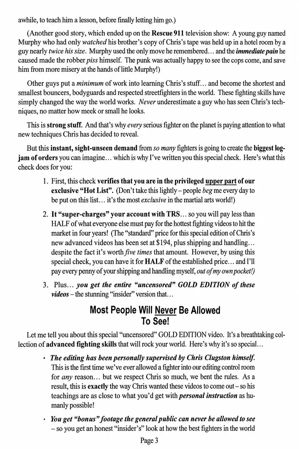 Deposit Directly To Your Hot List Account — original scan, page 155