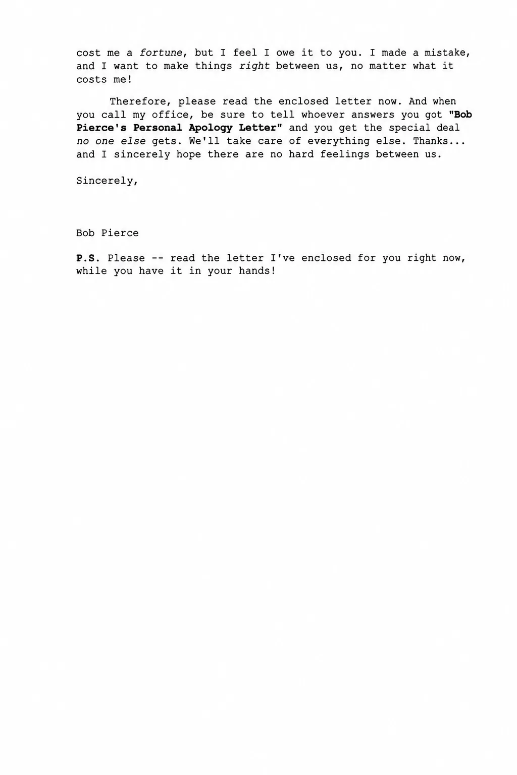 The Piss Everyone Off... And Then Apologize Letter — original scan, page 54